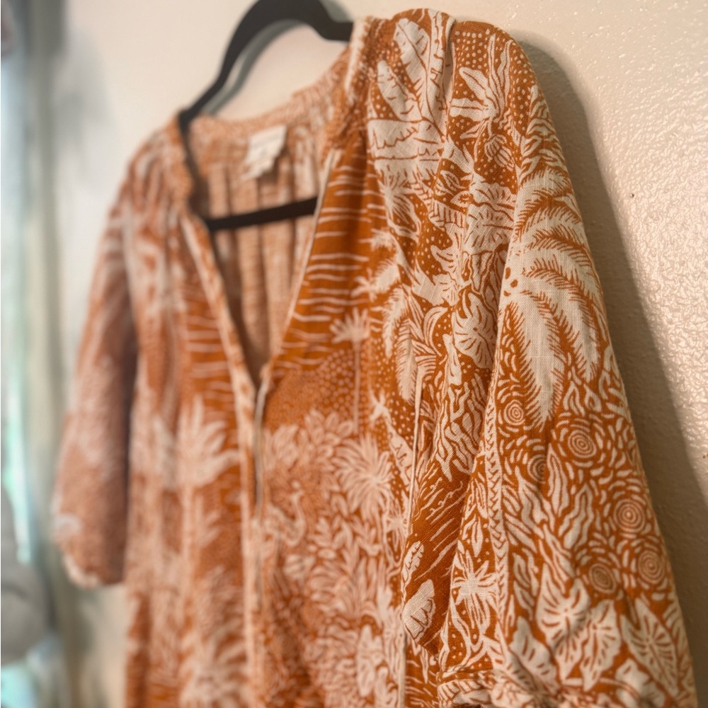 H&M Women’s Tropical Dress sz. S - Picture 3 of 8